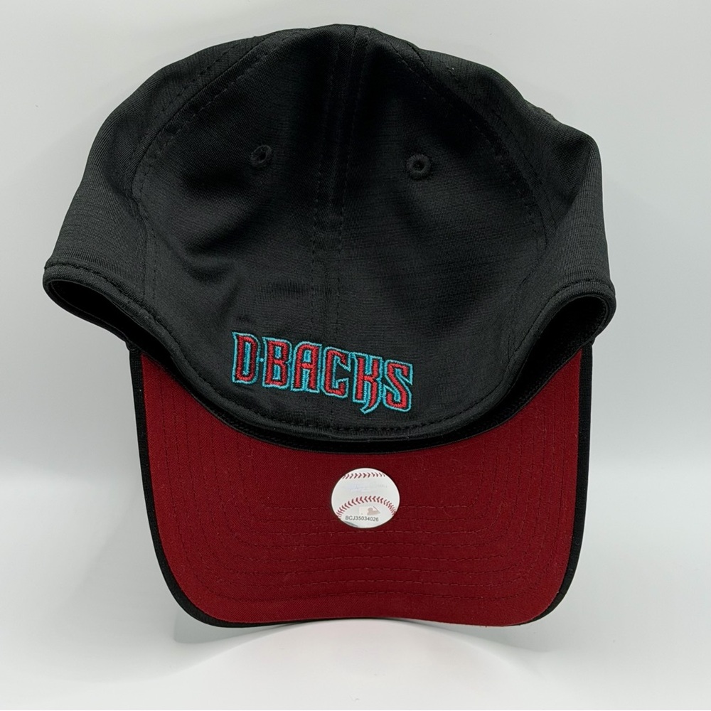 Arizona Diamondbacks New Era 39THIRTY Fitted Stretch Cap Small/Medium Black/Red - Picture 4 of 6